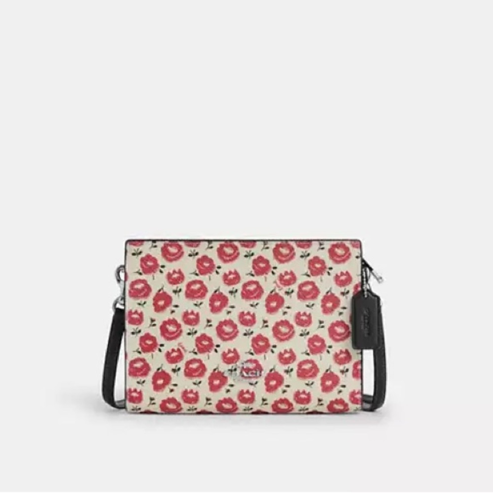 COACH Slim Crossbody Bag With Floral Print